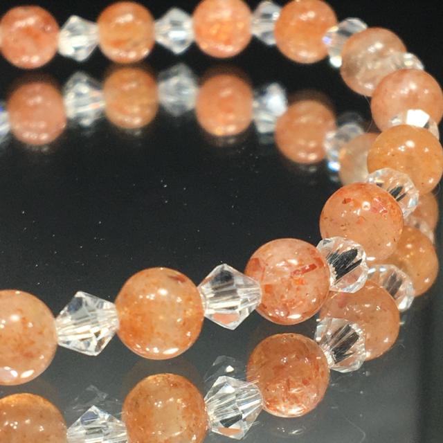 《No.105》天然石サンストーン オリジナルデザイン < 女性アクセサリー/時計  《No.105》天然石サンストーン オリジナルデザイン < 女性アクセサリー/時計の