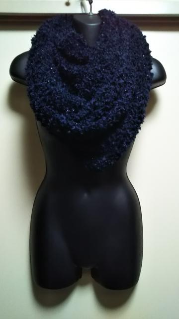 ☆ラメ入りマフラー☆美品NVスヌード < 女性ファッション  ☆ラメ入りマフラー☆美品NVスヌード  < 女性ファッションの