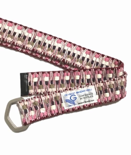 男女兼用ベルト◎簡単Dカン編み込みピンク◎新品◎ < 女性ファッション  男女兼用ベルト◎簡単Dカン編み込みピンク◎新品◎  < 女性ファッションの