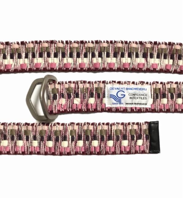男女兼用ベルト◎簡単Dカン編み込みピンク◎新品◎ < 女性ファッション  男女兼用ベルト◎簡単Dカン編み込みピンク◎新品◎ < 女性ファッションの