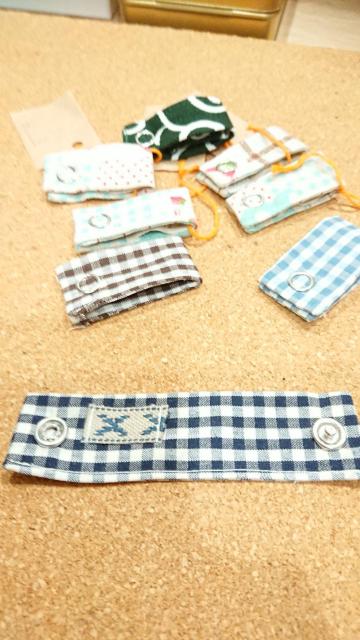 ハンドメイドケーブルバンド(チェックネイビー) < 女性ファッション  ハンドメイドケーブルバンド(チェックネイビー) < 女性ファッションの