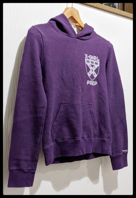 エックスガール★X?GIRL★パーカー★トレーナー★Sサイズ★紫★x?girl★まとめ買い歓迎★ < ブランド  エックスガール★X?GIRL★パーカー★トレーナー★Sサイズ★紫★x?girl★まとめ買い歓迎★ < ブランドの