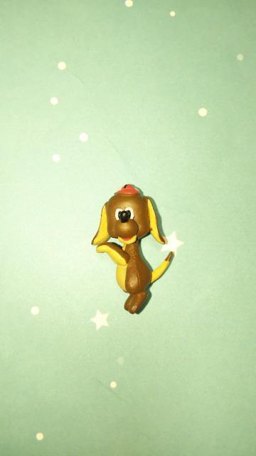 詳細不明レトロ風帽子を被った犬ミニフィギュアサイズ約3cm < ホビー  詳細不明レトロ風帽子を被った犬ミニフィギュアサイズ約3cm  < ホビーの