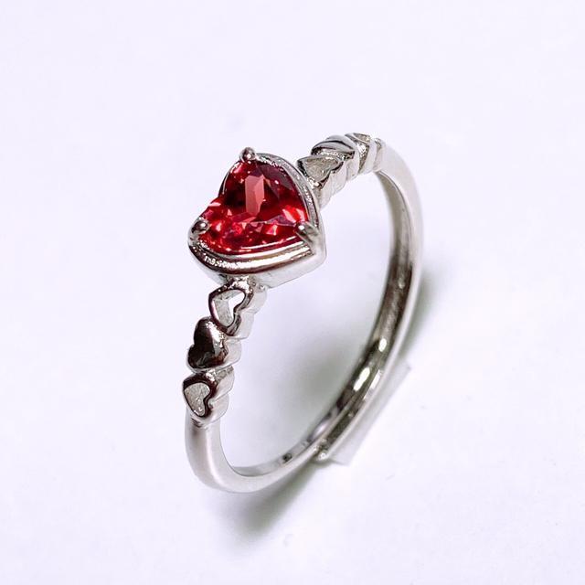 最高級ガーネット ハートカットリング 0.5ct フリーサイズ < 女性アクセサリー/時計  最高級ガーネット ハートカットリング 0.5ct フリーサイズ < 女性アクセサリー/時計の
