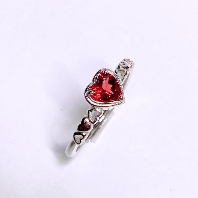 最高級ガーネット ハートカットリング 0.5ct フリーサイズ < 女性アクセサリー/時計  最高級ガーネット ハートカットリング 0.5ct フリーサイズ < 女性アクセサリー/時計の