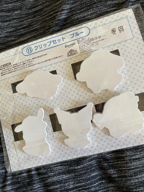 ♯新品♯クリップセット ブルー  サンリオくじ   ポムポムプリン シナモロール タキシードサム  クロミ  ポチャッコ < おもちゃ  ♯新品♯クリップセット ブルー  サンリオくじ   ポムポムプリン シナモロール タキシードサム  クロミ  ポチャッコ < おもちゃの