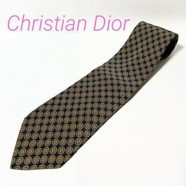 美品 Dior ディオール ネクタイ 小 花 柄 シルク < ブランド  美品 Dior ディオール ネクタイ 小 花 柄 シルク  < ブランドの