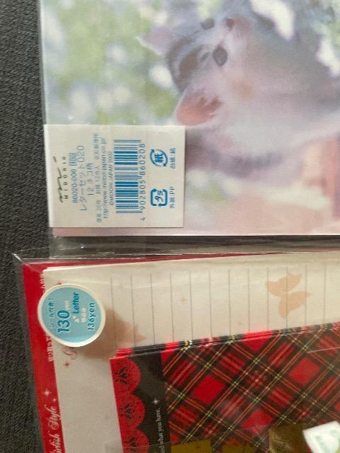 ♯未使用♯レターセット ねこちゃん 12柄 &リボン チェック  2点セット < インテリア/ライフ  ♯未使用♯レターセット ねこちゃん 12柄 &リボン チェック  2点セット < インテリア/ライフの