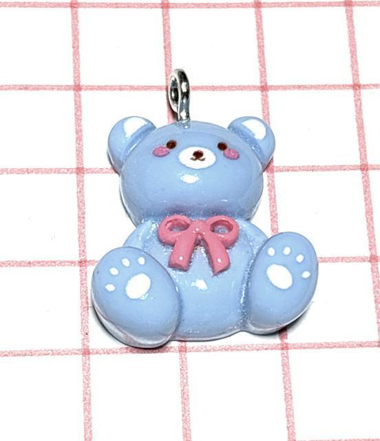 940 水色 テディベア 熊のぬいぐるみ 1個 樹脂チャーム アクセサリーパーツ < ペット/手芸/園芸 940 水色 テディベア 熊のぬいぐるみ 1個 樹脂チャーム アクセサリーパーツ < ペット/手芸/園芸の