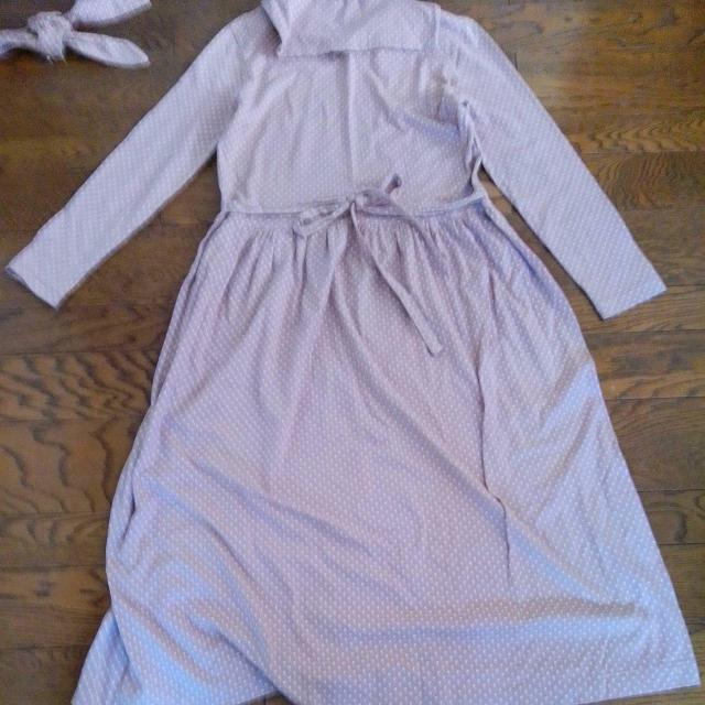 PICCO LOVER ワンピース マタニティにも 薄いピンク/白のドット < 女性ファッション PICCO LOVER ワンピース マタニティにも 薄いピンク/白のドット < 女性ファッションの