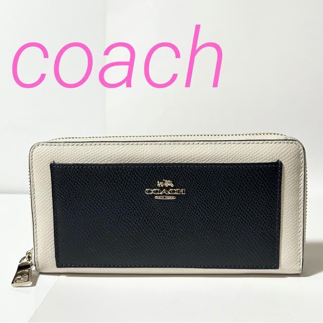 COACH  ���E���h�t�@�X�i�[�����z �E�H���b�g ���z F52756 ���U�[ �A�C�{���[  �� �u�����h�� 