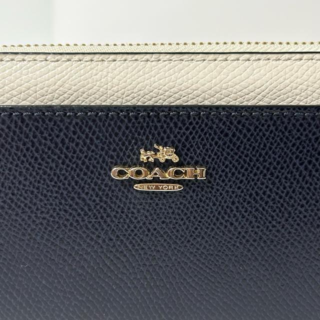 COACH  ���E���h�t�@�X�i�[�����z �E�H���b�g ���z F52756 ���U�[ �A�C�{���[ �� �u�����h�� 
