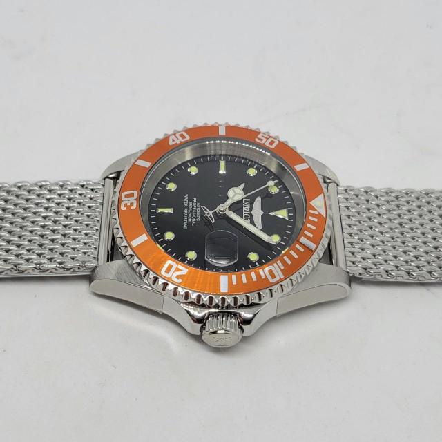 INVICTA �C���r�N�^ 40mm �v���_�C�o�[ �G�[�y�b�N�X �I�[�g�}�`�b�N �I�����W�x�[�� �� �j���A�N�Z�T���[/���v�� 