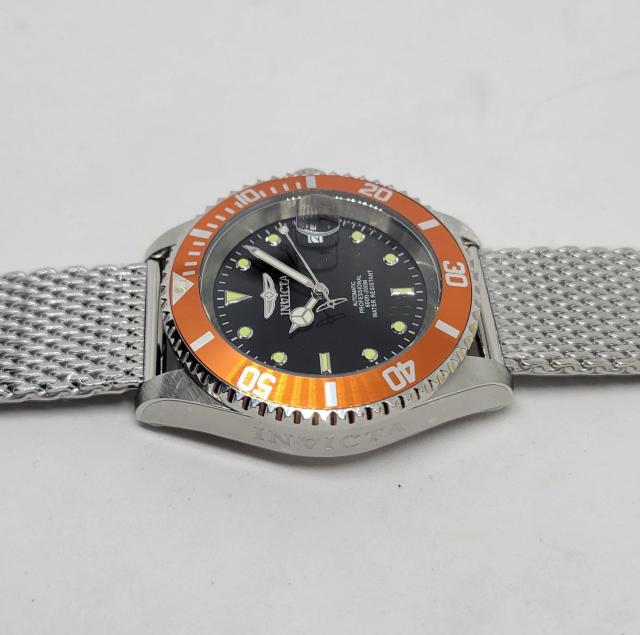 INVICTA �C���r�N�^ 40mm �v���_�C�o�[ �G�[�y�b�N�X �I�[�g�}�`�b�N �I�����W�x�[�� �� �j���A�N�Z�T���[/���v�� 