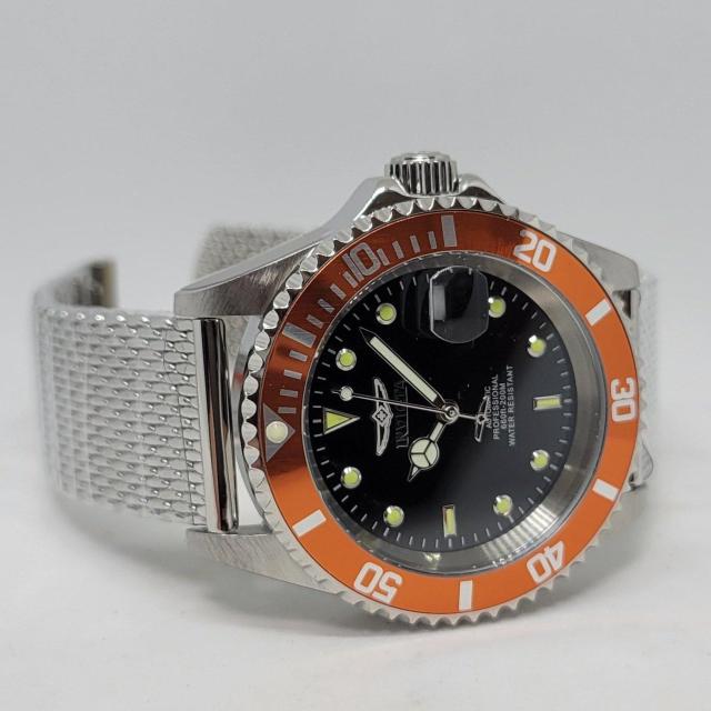 INVICTA �C���r�N�^ 40mm �v���_�C�o�[ �G�[�y�b�N�X �I�[�g�}�`�b�N �I�����W�x�[�� �� �j���A�N�Z�T���[/���v�� 