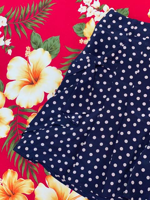 アプ☆めちゃかわサイドリボンデザイン水玉ショートパンツ☆ < ブランド アプ☆めちゃかわサイドリボンデザイン水玉ショートパンツ☆ < ブランドの