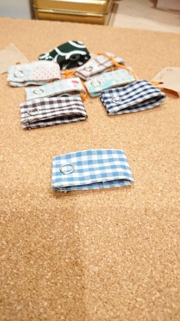 ハンドメイドケーブルバンド(チェック水色) < 女性ファッション  ハンドメイドケーブルバンド(チェック水色)  < 女性ファッションの