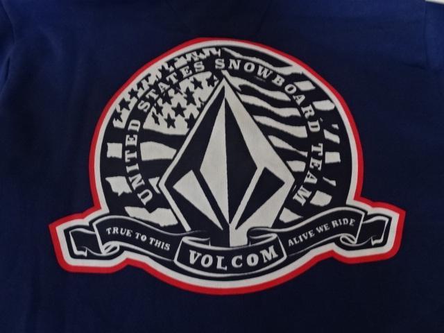 ボルコム x TEAM USAスノーボード プルオーバーパーカーUS L 紺 < 男性ファッション  ボルコム x TEAM USAスノーボード プルオーバーパーカーUS L 紺 < 男性ファッションの