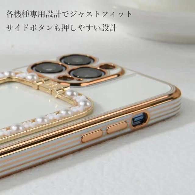 定価1,690円●iPhone13Pro●アイボリー●スマホスタンド一体型 多機能●iPhoneケース●フラワー キラキラビジュー < 家電/AV  定価1,690円●iPhone13Pro●アイボリー●スマホスタンド一体型 多機能●iPhoneケース●フラワー キラキラビジュー < 家電/AVの