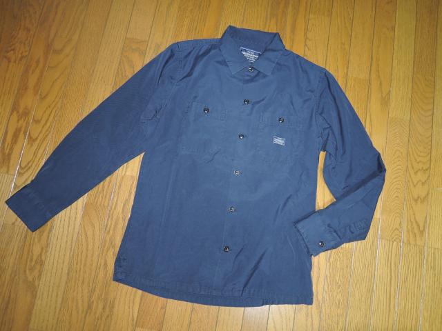 NEIGHBORHOOD ネイバーフッド ワークシャツ S 紺 CLASSIC WORK 長袖シャツ < ブランド  NEIGHBORHOOD ネイバーフッド ワークシャツ S 紺 CLASSIC WORK 長袖シャツ < ブランドの