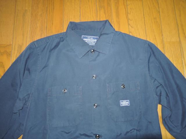 NEIGHBORHOOD ネイバーフッド ワークシャツ S 紺 CLASSIC WORK 長袖シャツ < ブランド  NEIGHBORHOOD ネイバーフッド ワークシャツ S 紺 CLASSIC WORK 長袖シャツ < ブランドの