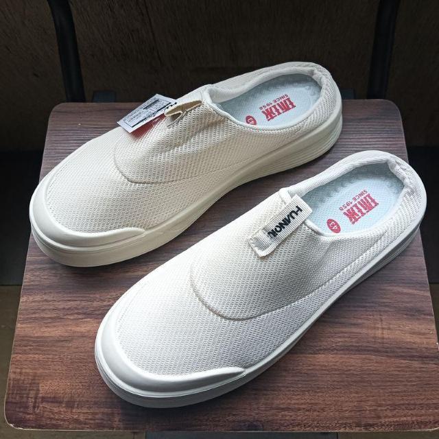 新品 26.5cm メンズ スニーカー サボ シューズ 靴 ホワイト カジュアル < 男性ファッション  新品 26.5cm メンズ スニーカー サボ シューズ 靴 ホワイト カジュアル  < 男性ファッションの