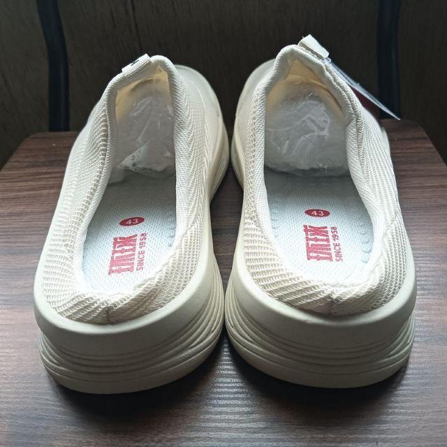 新品 26.5cm メンズ スニーカー サボ シューズ 靴 ホワイト カジュアル < 男性ファッション  新品 26.5cm メンズ スニーカー サボ シューズ 靴 ホワイト カジュアル < 男性ファッションの