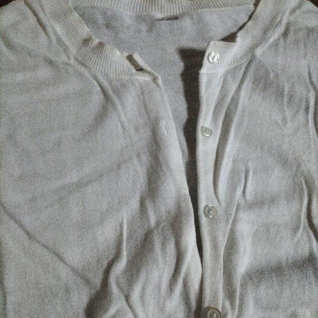 UNIQLO 白 七分袖 カーディガン Мサイズ < ブランド UNIQLO 白 七分袖 カーディガン Мサイズ < ブランドの