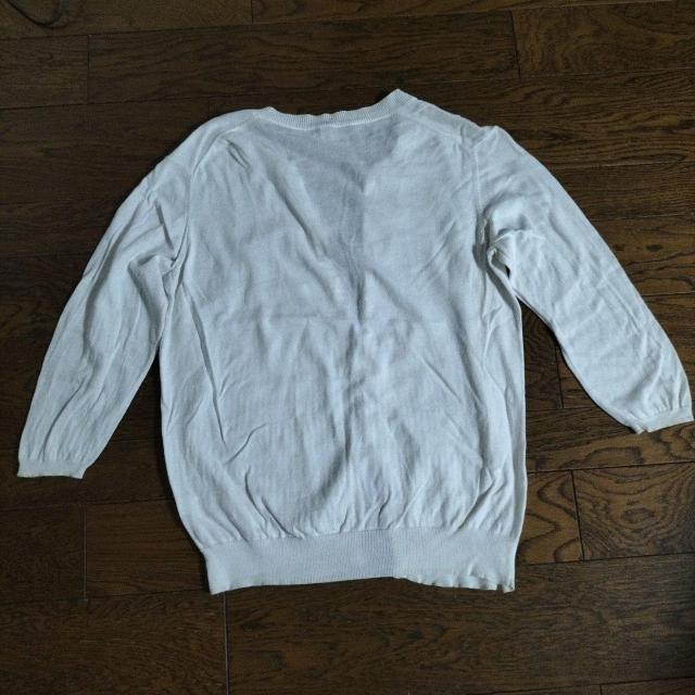 UNIQLO 白 七分袖 カーディガン Мサイズ < ブランド UNIQLO 白 七分袖 カーディガン Мサイズ < ブランドの