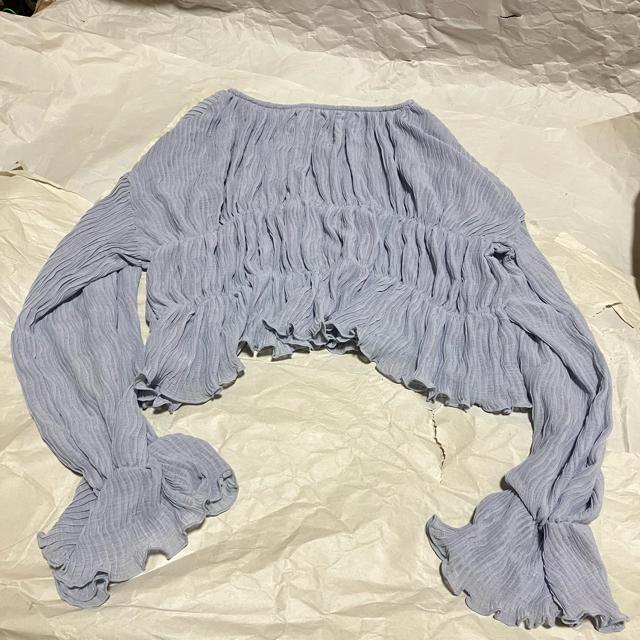 【美品】【ノーブランド扱い】前後2Wayリボンワッシャーシフォンカーディガン M < 女性ファッション 【美品】【ノーブランド扱い】前後2Wayリボンワッシャーシフォンカーディガン M < 女性ファッションの