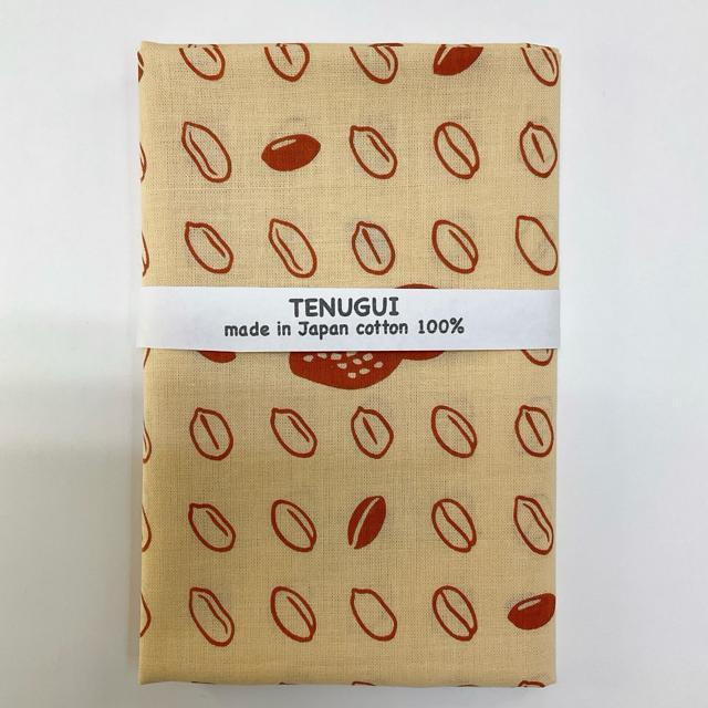 手ぬぐい【ピーナッツ豆】岡生地 長手ぬぐい 34×100cm 汗取り 日除け 豆絞り 豆手ぬぐい 可愛い 新品未使用 日本製 < インテリア/ライフ  手ぬぐい【ピーナッツ豆】岡生地 長手ぬぐい 34×100cm 汗取り 日除け 豆絞り 豆手ぬぐい 可愛い 新品未使用 日本製 < インテリア/ライフの