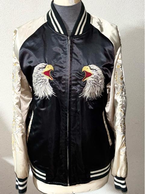 美品 80's ビンテージ FRESH BOX 原宿 スカジャン 日本製 和柄 ロック アメカジ ワーク ミリタリー 古着アウター < 男性ファッション 美品 80's ビンテージ FRESH BOX 原宿 スカジャン 日本製 和柄 ロック アメカジ ワーク ミリタリー 古着アウター < 男性ファッションの