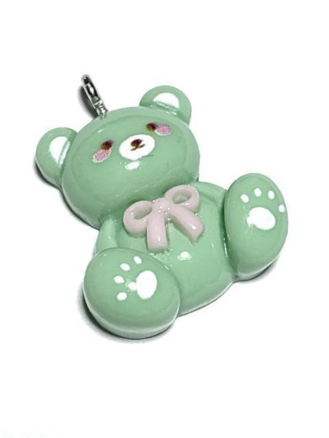936 緑色 テディベア 熊のぬいぐるみ 1個 樹脂チャーム アクセサリーパーツ < ペット/手芸/園芸 936 緑色 テディベア 熊のぬいぐるみ 1個 樹脂チャーム アクセサリーパーツ < ペット/手芸/園芸の