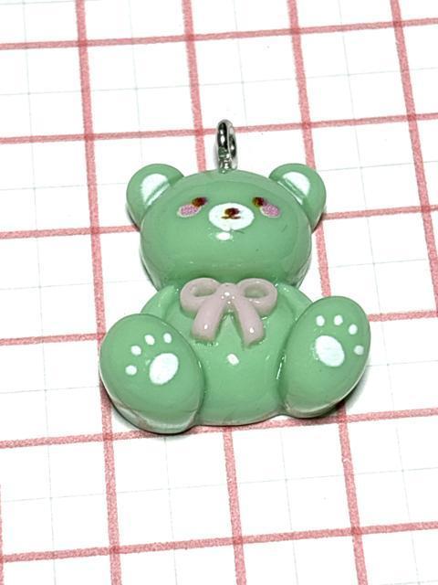 936 緑色 テディベア 熊のぬいぐるみ 1個 樹脂チャーム アクセサリーパーツ < ペット/手芸/園芸 936 緑色 テディベア 熊のぬいぐるみ 1個 樹脂チャーム アクセサリーパーツ < ペット/手芸/園芸の