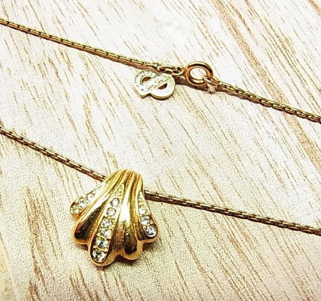 ���K�i �Ǖi Christian Dior �N���X�`�����f�B�I�[�� �V�F���^ ���C���X�g�[�� �l�b�N���X �S�[���h�J���[ �� �u�����h�� 