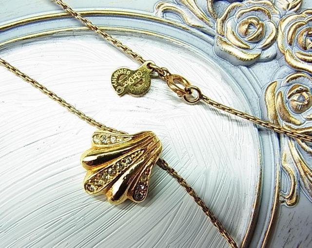 ���K�i �Ǖi Christian Dior �N���X�`�����f�B�I�[�� �V�F���^ ���C���X�g�[�� �l�b�N���X �S�[���h�J���[ �� �u�����h�� 