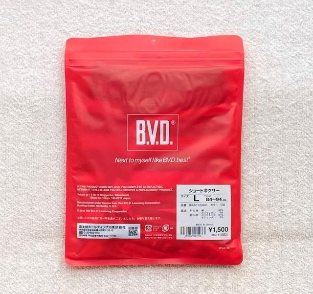 B.V.D �{�N�T�[�p���c L�T�C�Y �{�[�_�[ �ȍ� �z���C�g �� �j���t�@�b�V������ 