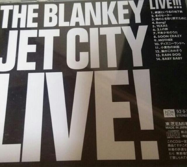 CD THE BLANKEY JET CITY LIVE!!! 䌒 uL[  ^gObY 