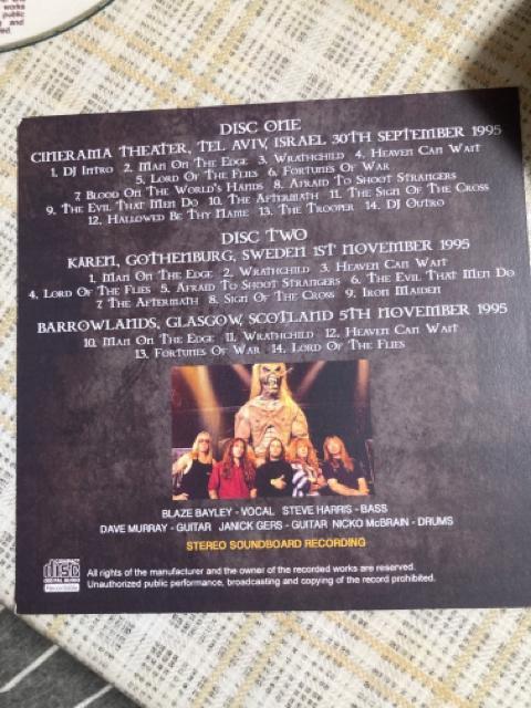 輸入盤 2枚組 IRON MAIDEN / BROADCAST FACTOR 1995 < タレントグッズ  輸入盤 2枚組 IRON MAIDEN / BROADCAST FACTOR 1995 < タレントグッズの