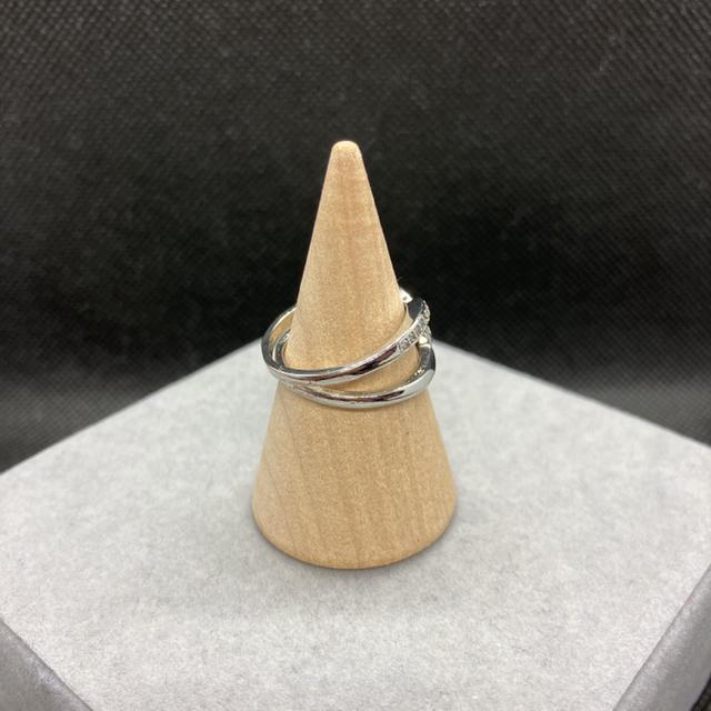 即決 シルバーカラー ストーン リング 指輪 12号 < 女性アクセサリー/時計  即決 シルバーカラー ストーン リング 指輪 12号 < 女性アクセサリー/時計の