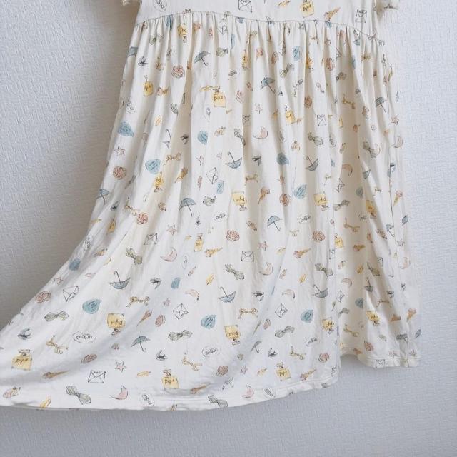 ◆gelato pique/ジェラートピケ◆半袖チュニックミニワンピース★ホワイトイエローF*部屋着パジャマ < ブランド ◆gelato pique/ジェラートピケ◆半袖チュニックミニワンピース★ホワイトイエローF*部屋着パジャマ < ブランドの