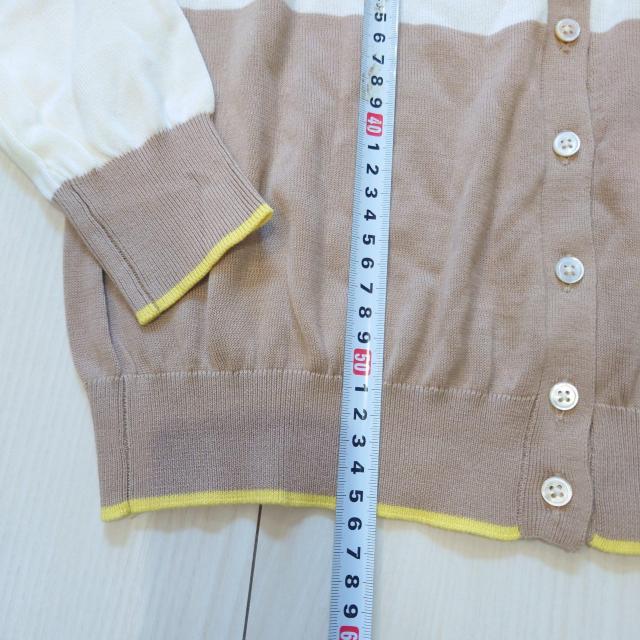 ?最高級綿giza45使用 ベルメゾン バイカラーカーディガン 新品タグ付き < ブランド  ?最高級綿giza45使用 ベルメゾン バイカラーカーディガン 新品タグ付き < ブランドの