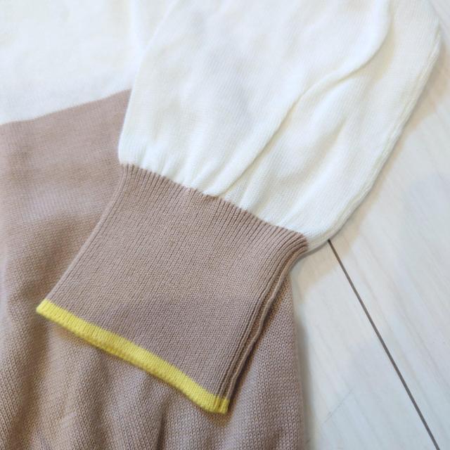 ?最高級綿giza45使用 ベルメゾン バイカラーカーディガン 新品タグ付き < ブランド  ?最高級綿giza45使用 ベルメゾン バイカラーカーディガン 新品タグ付き < ブランドの