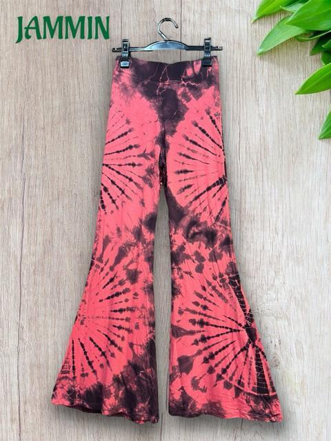 タイダイストレッチワイドパンツ ヒッピー スパンデックス アジアン エスニック < 女性ファッション タイダイストレッチワイドパンツ ヒッピー スパンデックス アジアン エスニック < 女性ファッションの