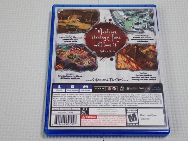 PS4★SHADOW TACTICS BLADES OF THE SHOGUN 海外版 北米版 < ゲーム本体/ソフト PS4★SHADOW TACTICS BLADES OF THE SHOGUN 海外版 北米版 < ゲーム本体/ソフトの
