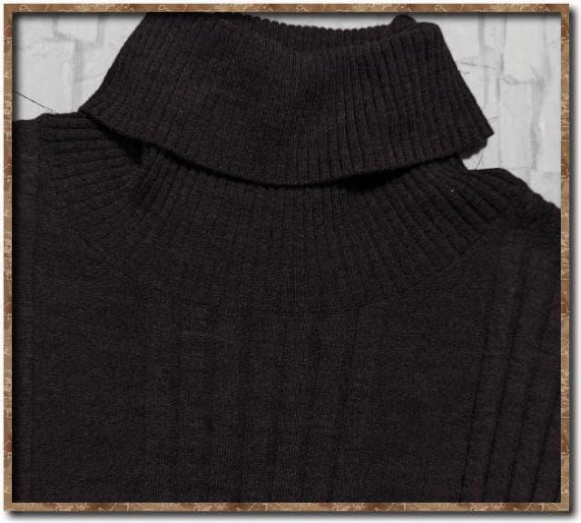 ヒロコビス タートルニットワンピースチュニック 茶☆難あり < ブランド ヒロコビス タートルニットワンピースチュニック 茶☆難あり < ブランドの