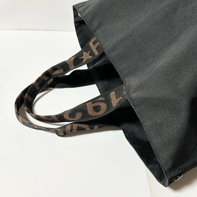 FENDI �t�F���f�B �i�C���� �g�[�g�o�b�O �n���h�o�b�O �u���b�N �u���E�� �S�[���h���� �r�|�� B5�T�C�Y���[ �� �u�����h�� 