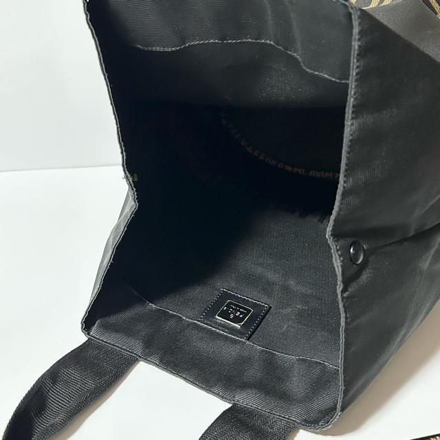 FENDI �t�F���f�B �i�C���� �g�[�g�o�b�O �n���h�o�b�O �u���b�N �u���E�� �S�[���h���� �r�|�� B5�T�C�Y���[ �� �u�����h�� 