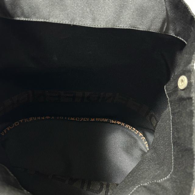 FENDI �t�F���f�B �i�C���� �g�[�g�o�b�O �n���h�o�b�O �u���b�N �u���E�� �S�[���h���� �r�|�� B5�T�C�Y���[ �� �u�����h�� 