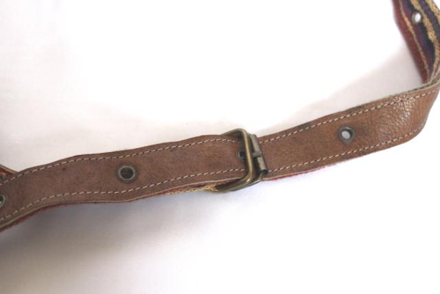 希少 ネパール ハンドメイド レザー ショルダーバッグ < 女性ファッション  希少 ネパール ハンドメイド レザー ショルダーバッグ < 女性ファッションの